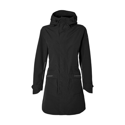 Vêtement de pluie BASIL parka imperméable MOSSE femme noire