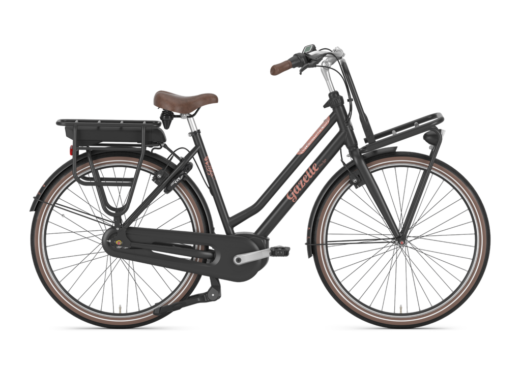 Vélo Électrique Urbain Gazelle Miss Grace C7 HMB cadre ouvert