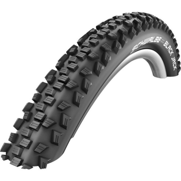 SCHWALBE  PNEU BLACK JACK 24x1.90 K-GUARD HS407 LITESKIN ACTIVE SBC RIGIDE NOIR 47-507