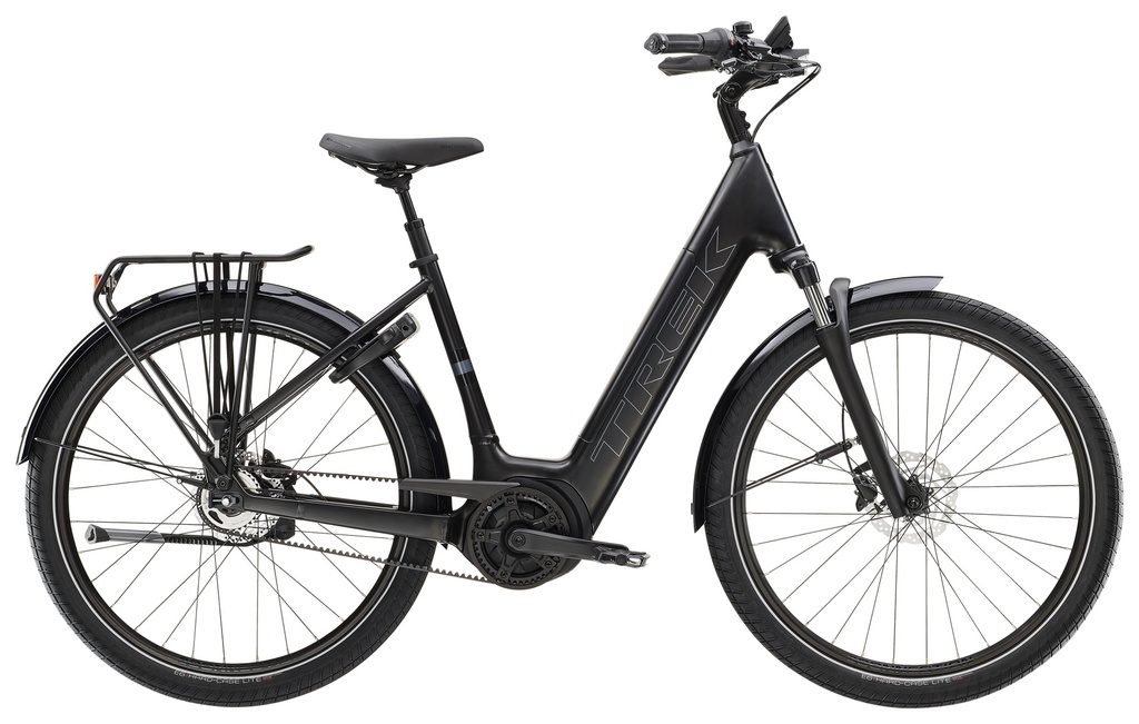 Vélo Électrique Urbain Trek District+ 4 Lowstep Smart System